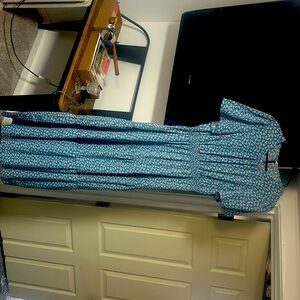 Long Maxi dress with short sleeves